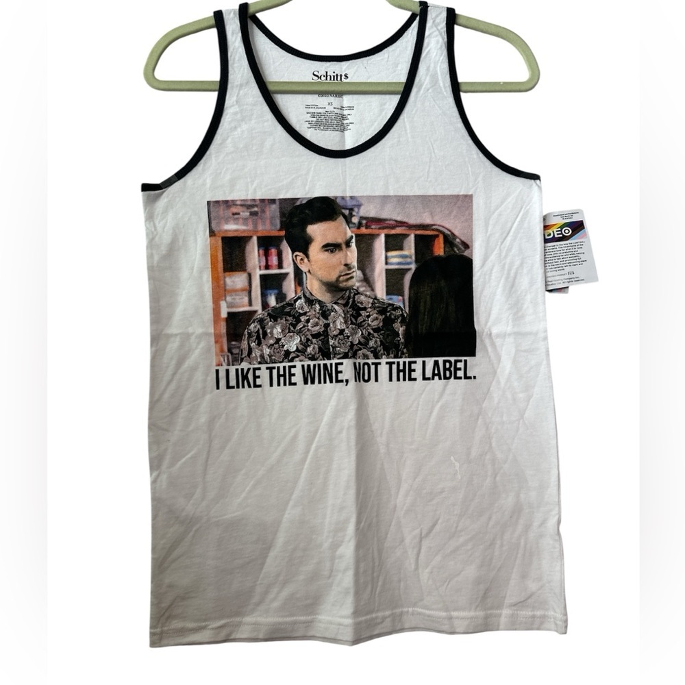 SCHITTS CREEK White Sleeveless Unisex Men Women Summer TShirt